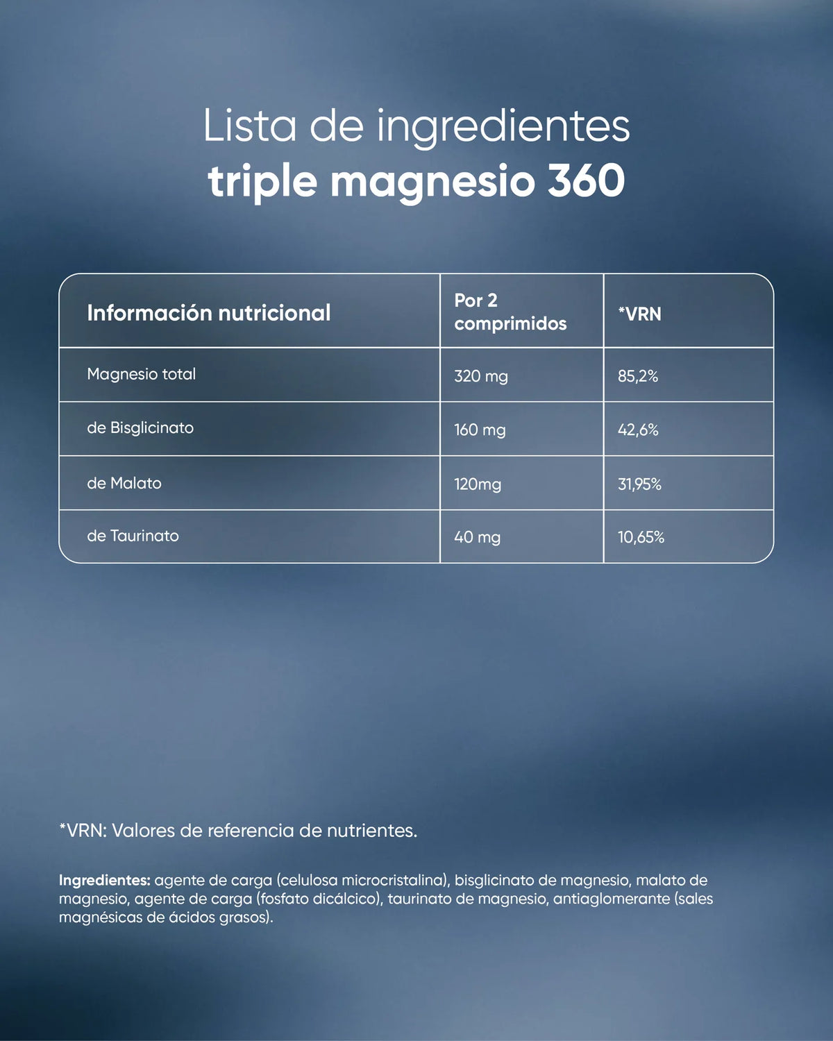 Triple Magnesio 320